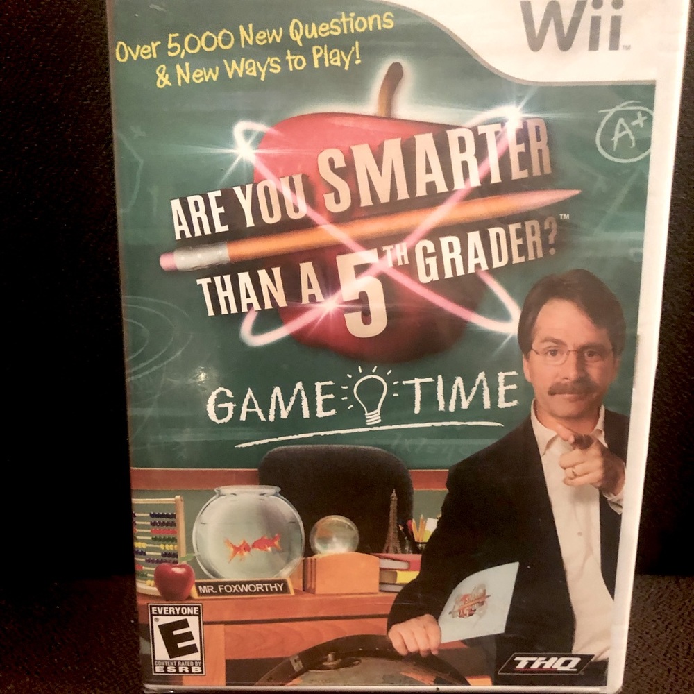 Are You Smarter Than A 5th Grader? Wii Video game